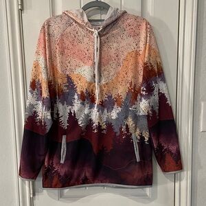 MISSLOOK Pink and White Speckled Hoodie in great condition